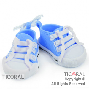 ADOR ZAPATITOS DE BEBE POR PAR CELESTE PORC FRIA x 1